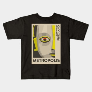 Metropolis Poster by Fritz Lang Kids T-Shirt